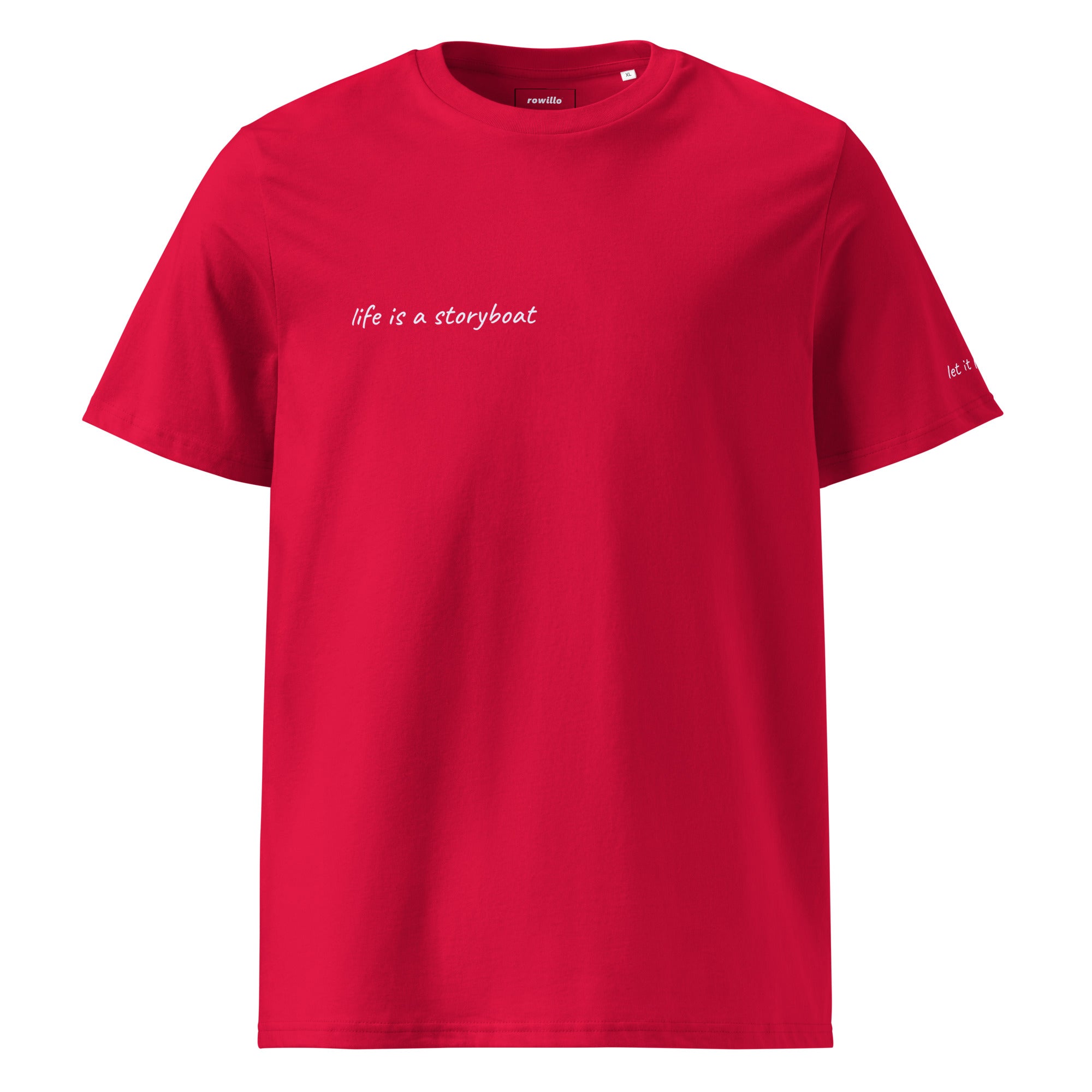 life is a storyboat t-shirt
